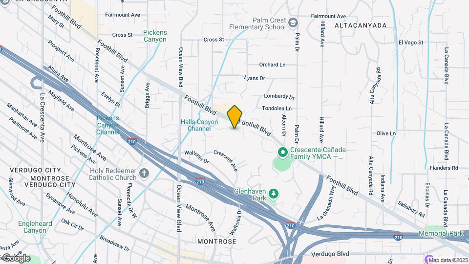 2120 La Canada Crest Dr Map and Location Details