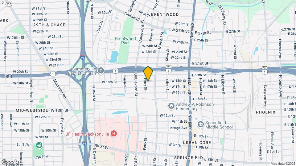 336 W 18th St Map and Location Details