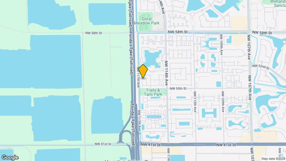 11620 NW 51st Terrace Map and Location Details