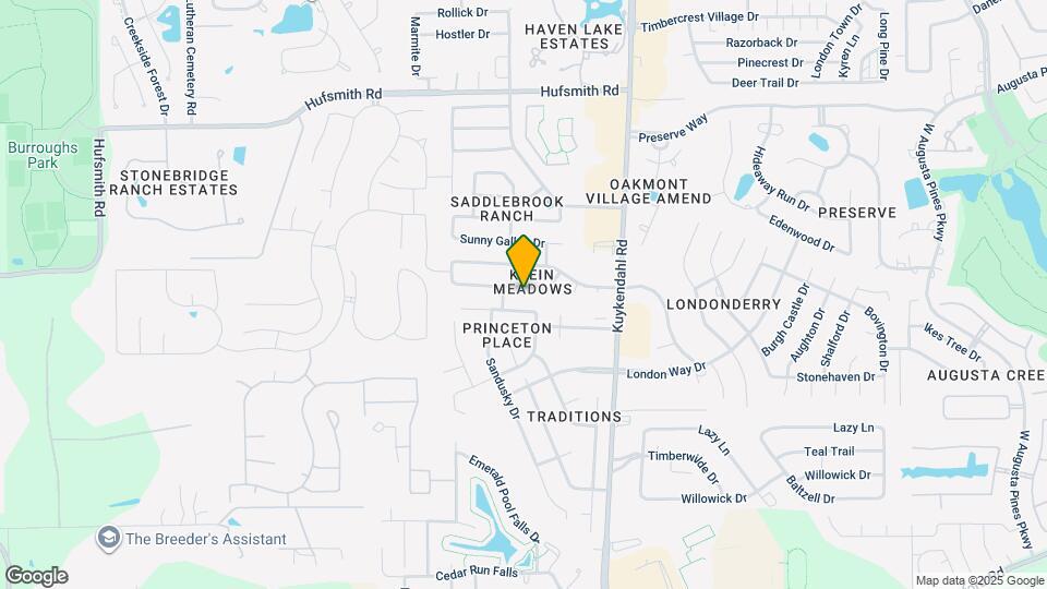 8623 Sorrel Meadows Dr Map and Location Details