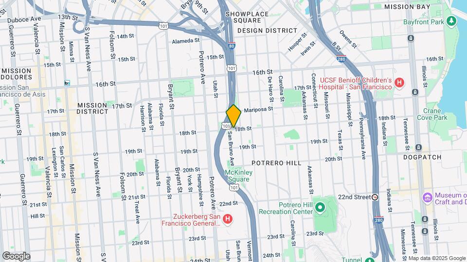 2245 18th St Map and Location Details