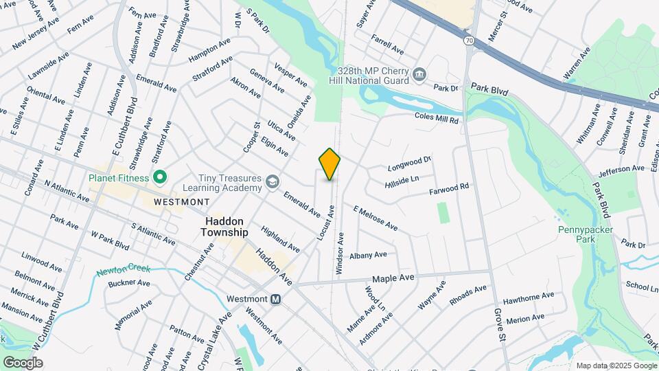 303 Locust Ave, Unit 2nd Floor Map and Location Details