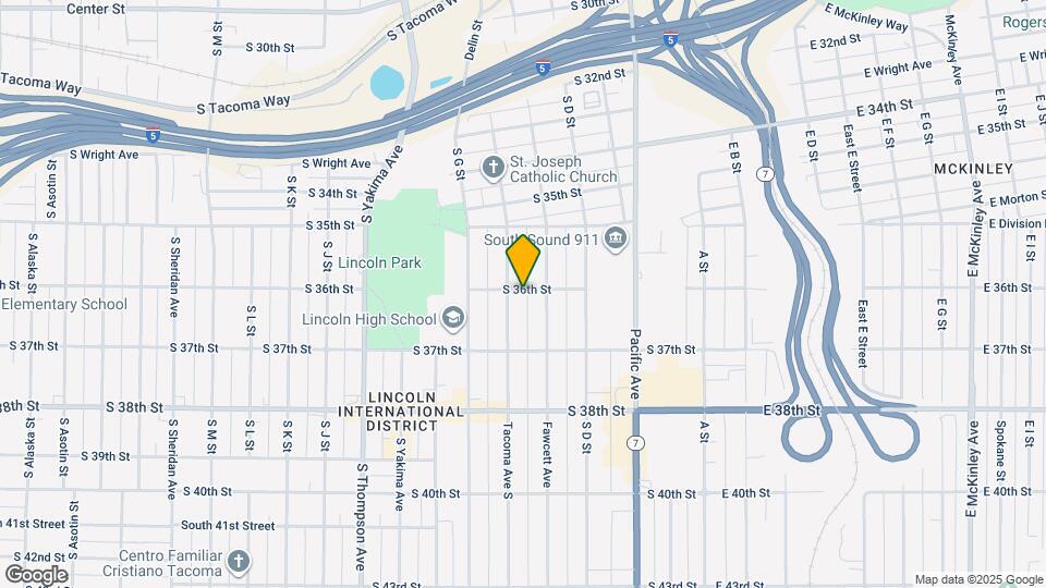 514 S 36th St Map and Location Details