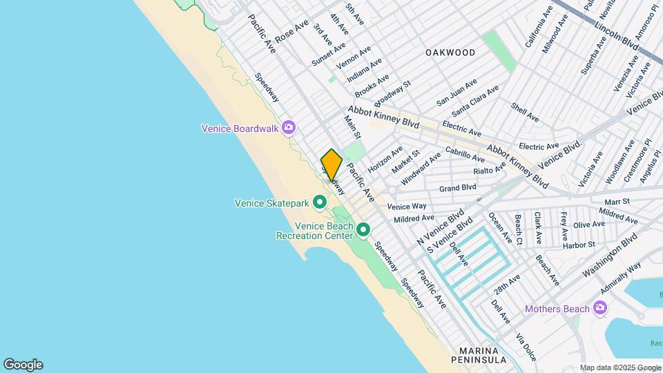 Boardwalk Flats - Ocean Front Studios Mapa y Detalles de la Ubicación