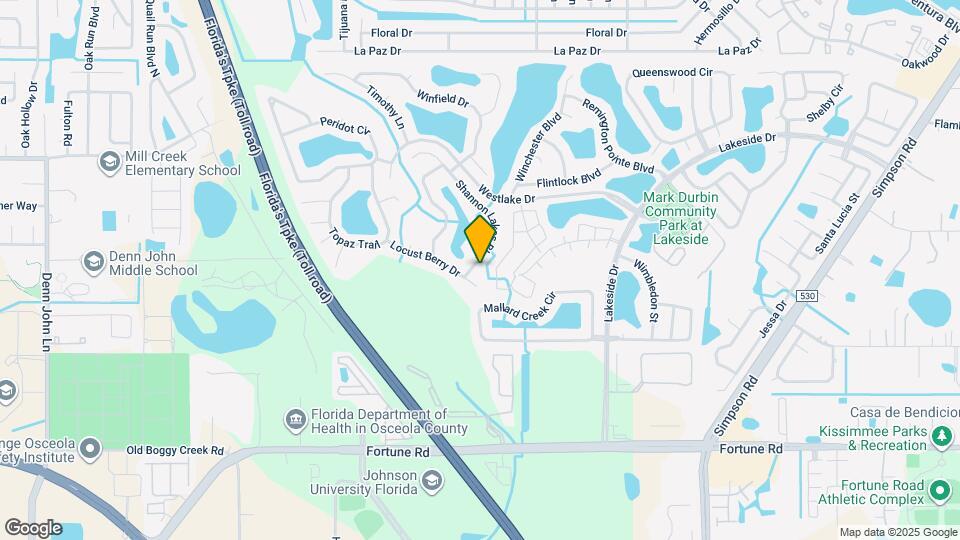 2103 Shannon Lakes Blvd Map and Location Details