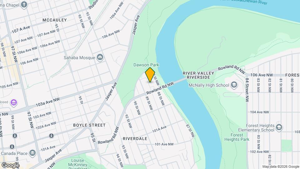 10268 87 St NW Map and Location Details