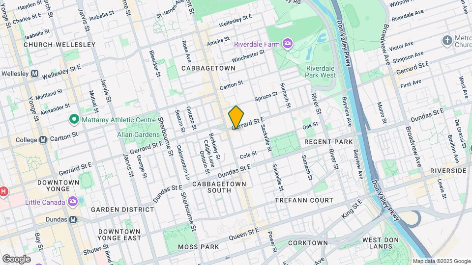 295 Gerrard St E Map and Location Details