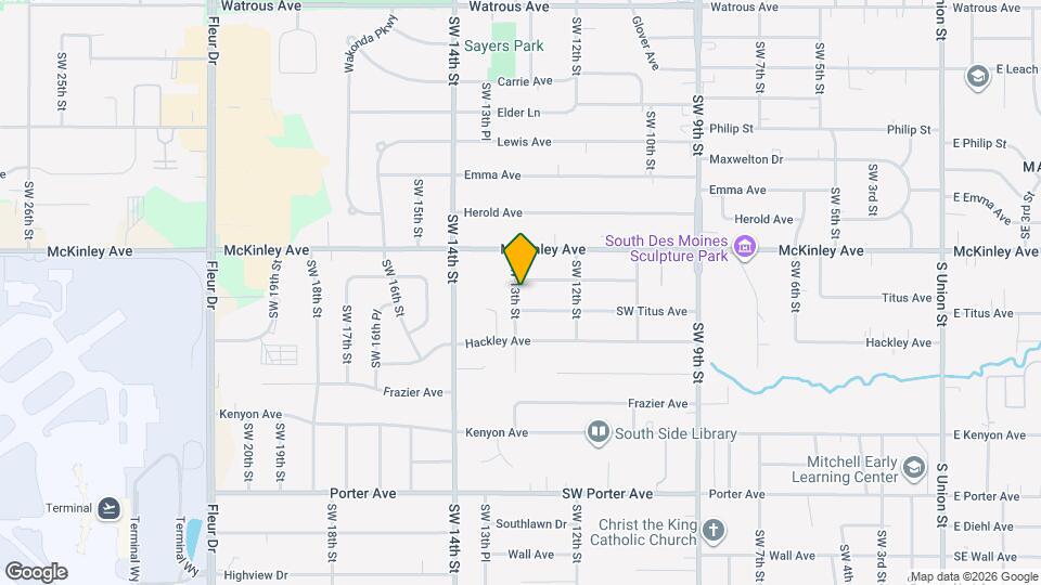 4909 SW 13th St Map and Location Details
