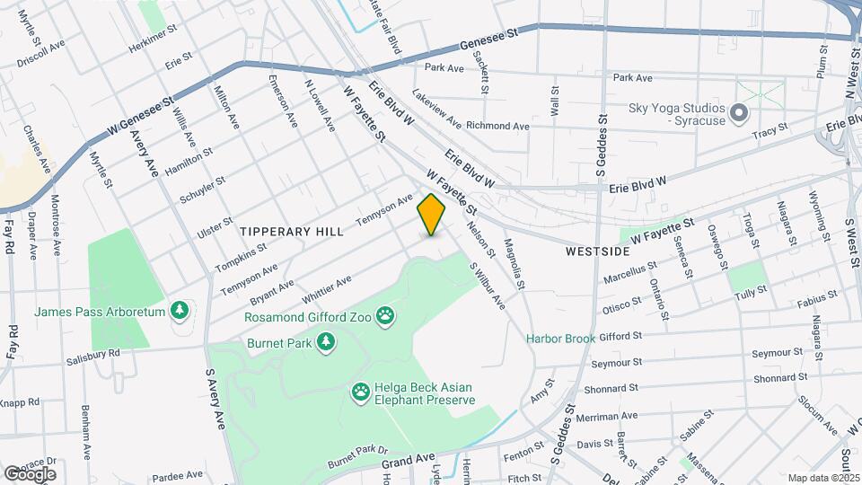 123 Whittier Ave Map and Location Details