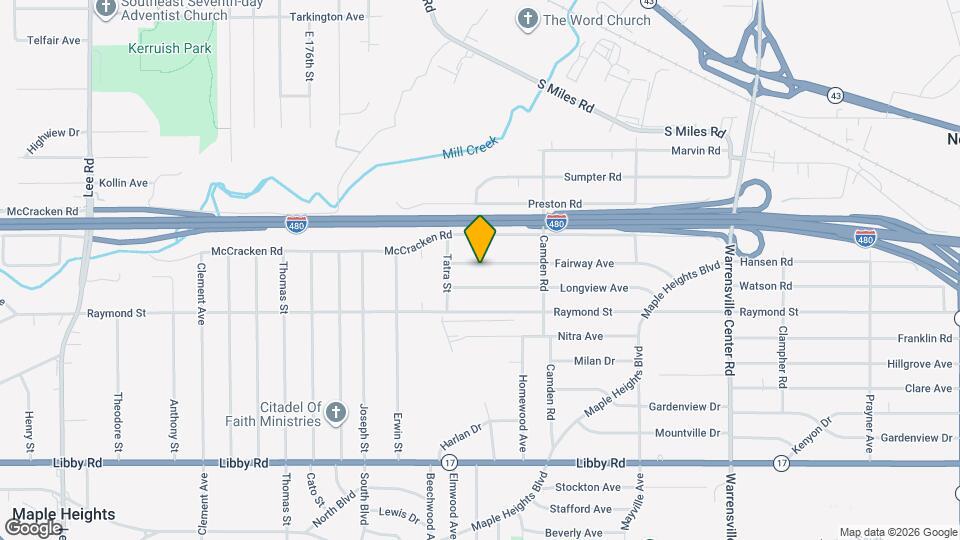 18806 Fairway Ave Map and Location Details