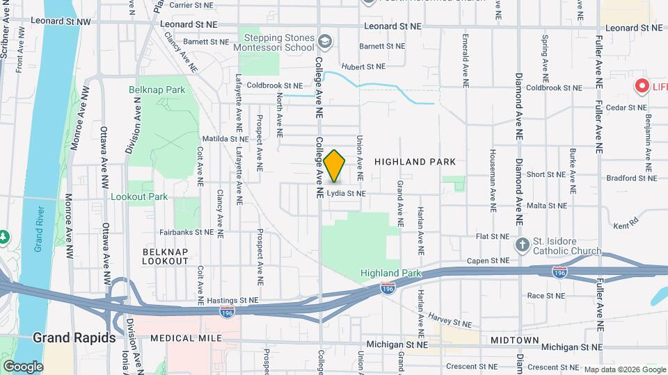 519 Lydia St NE, Unit Lydia G.R Mapa y Detalles de la Ubicación