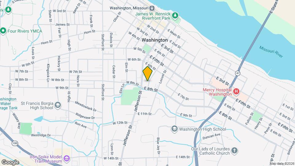 715 Walnut St Mapa y Detalles de la Ubicación