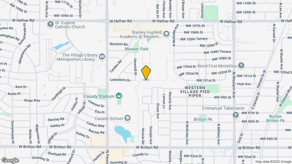 1716 Lanesboro Dr Map and Location Details