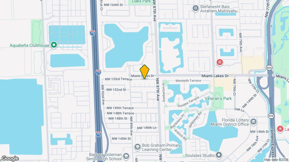 8764 NW 153rd Terrace Mapa y Detalles de la Ubicación