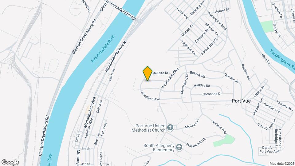 1004 Santa Monica Dr Mapa y Detalles de la Ubicación