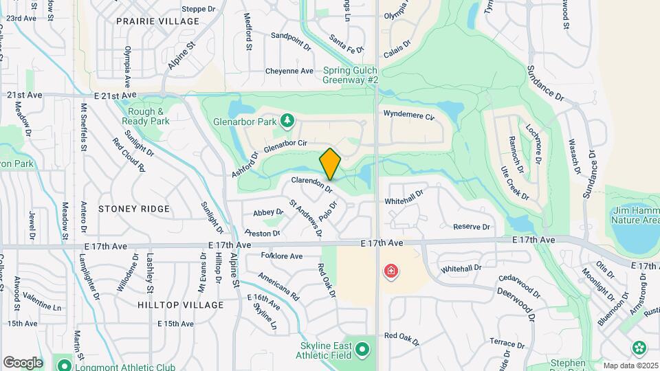664 Clarendon Dr Map and Location Details