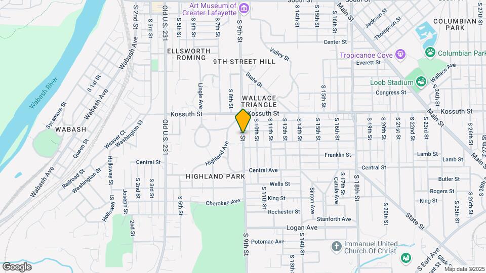 825 S 9th St Map and Location Details