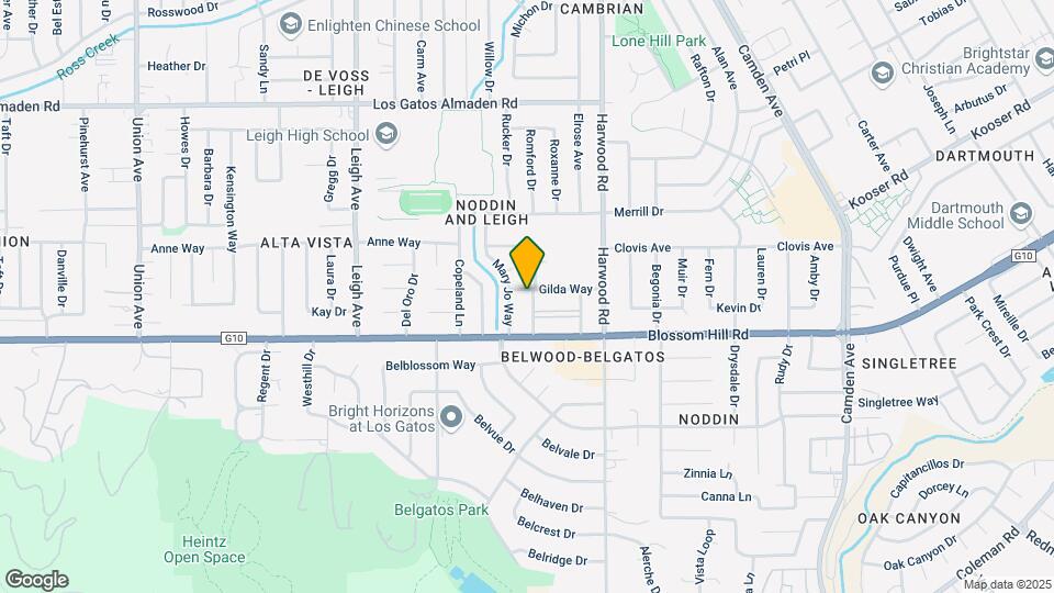 5507 Harlow Way Map and Location Details