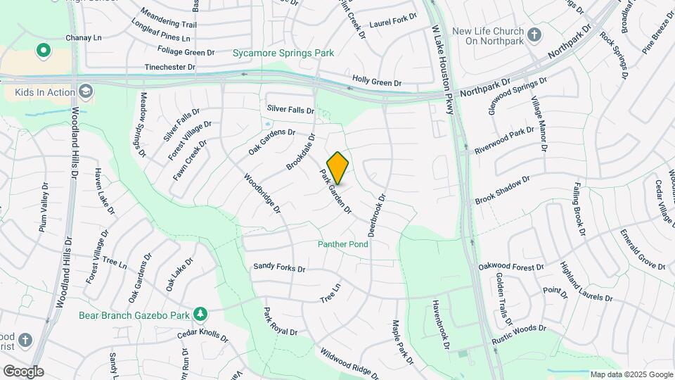 3751 Glade Forest Dr Map and Location Details