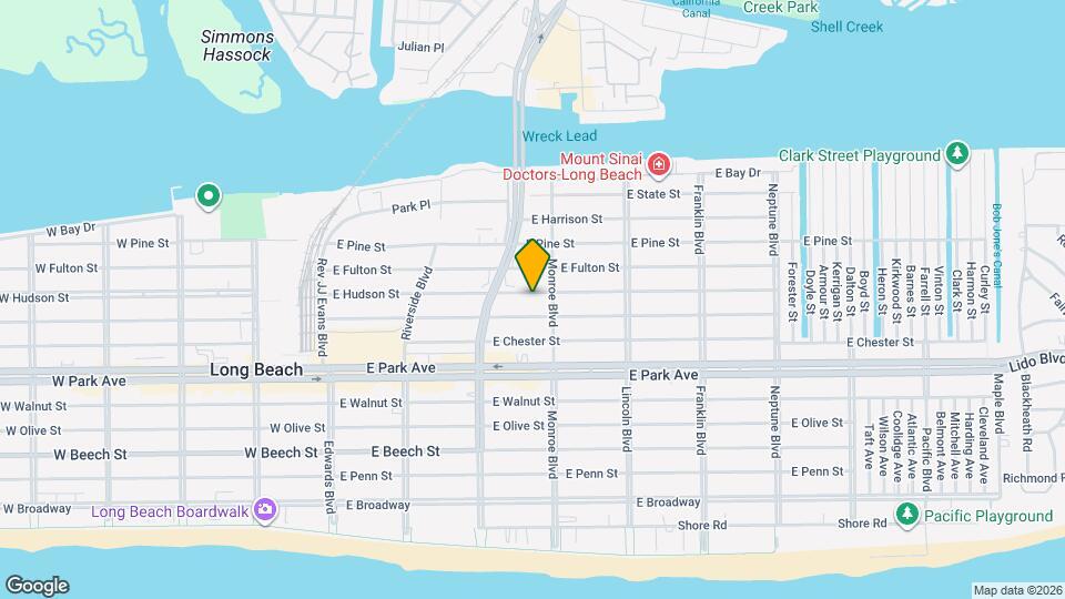 244 E Hudson St, Unit Upper Mapa y Detalles de la Ubicación