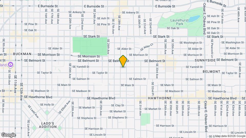2814 SE Yamhill St Mapa y Detalles de la Ubicación