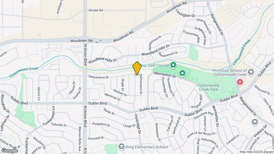 6689 Flintridge Dr Map and Location Details