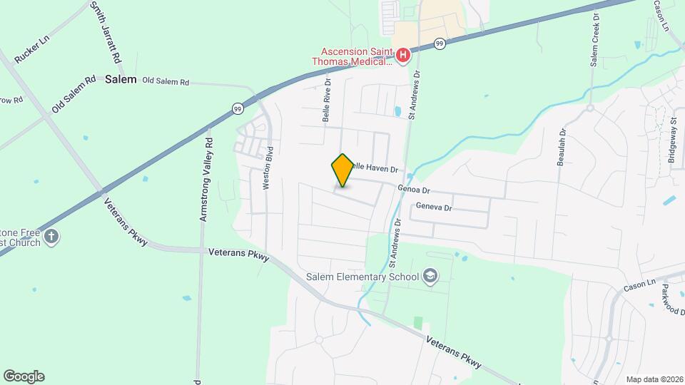 3617 Jerry Anderson Dr Map and Location Details