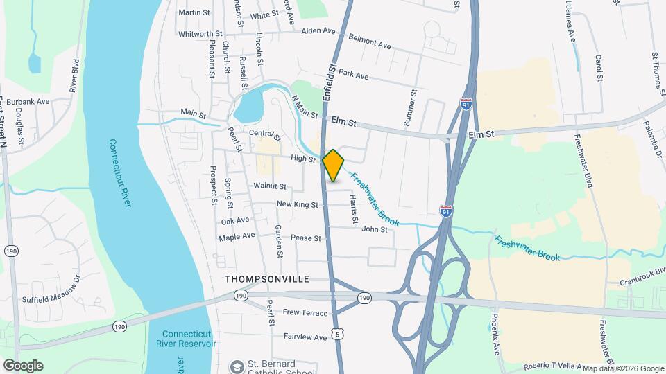 971 Enfield St, Unit 1st FL Map and Location Details