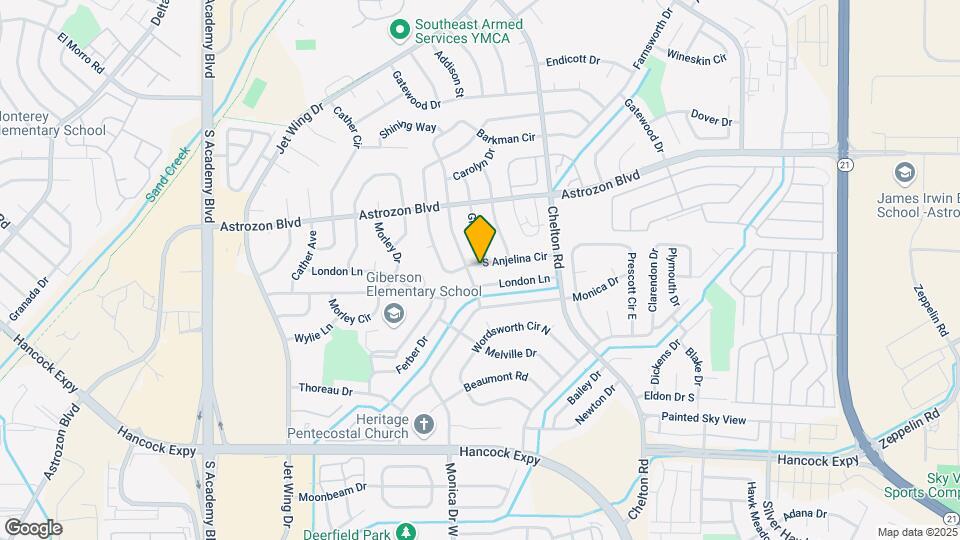4435 S Anjelina Cir Map and Location Details