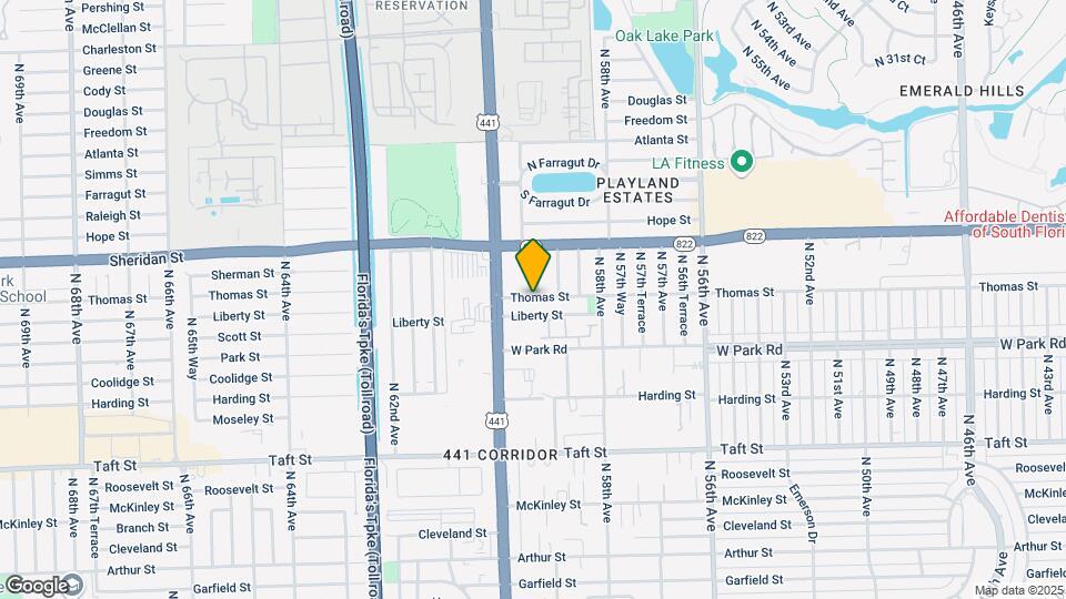 5922 Thomas St, Unit 1 Map and Location Details