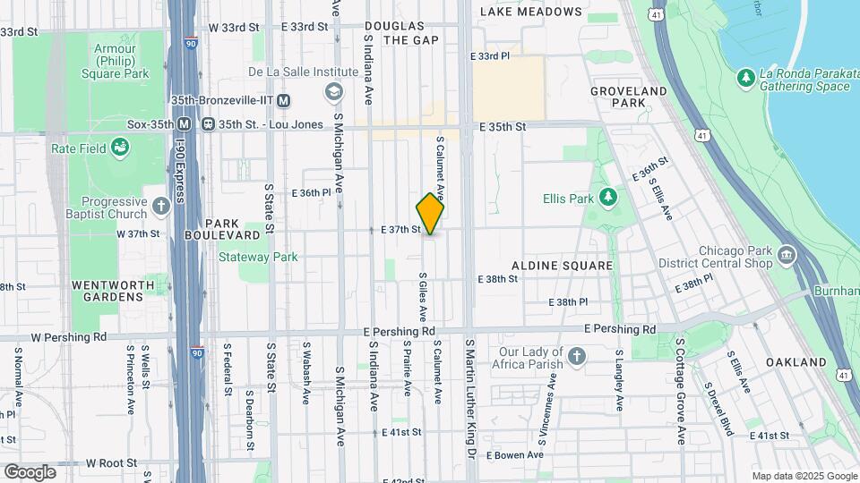 3715 S Giles Ave Map and Location Details