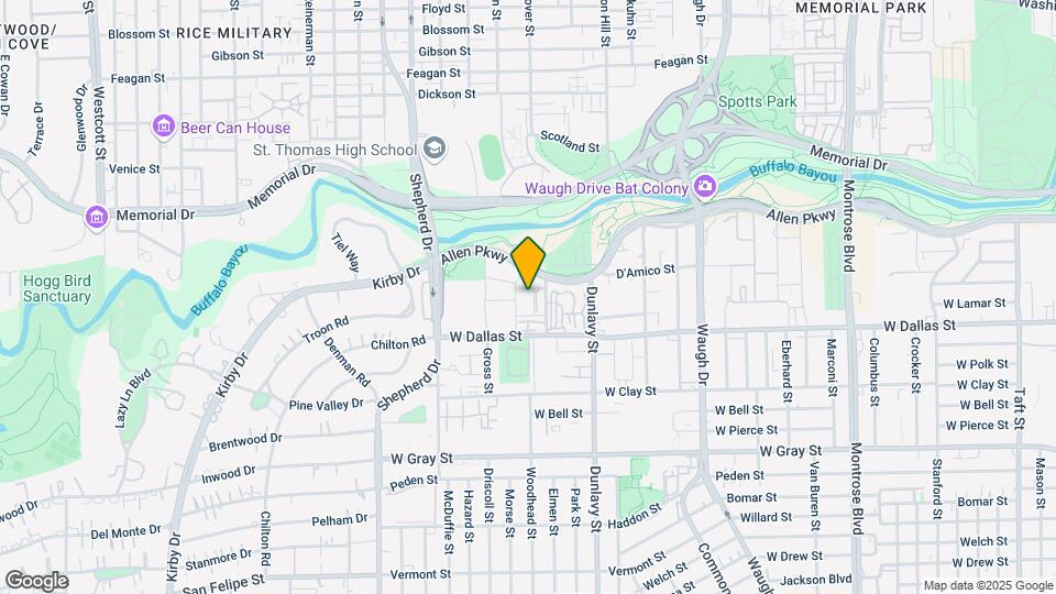 3705 Allen Pkwy Map and Location Details