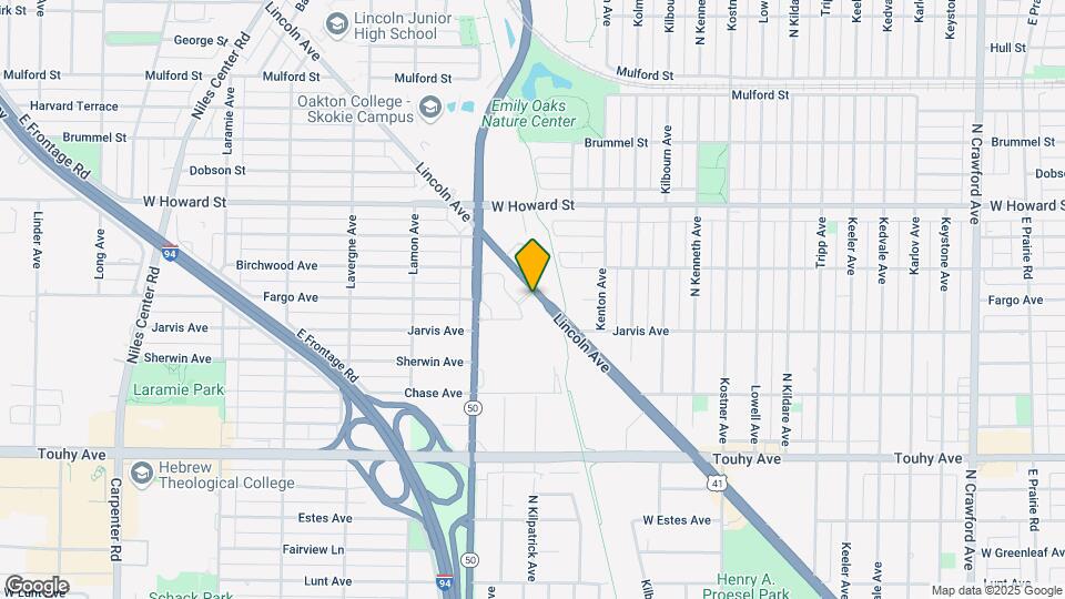 7400 Lincoln Ave Map and Location Details