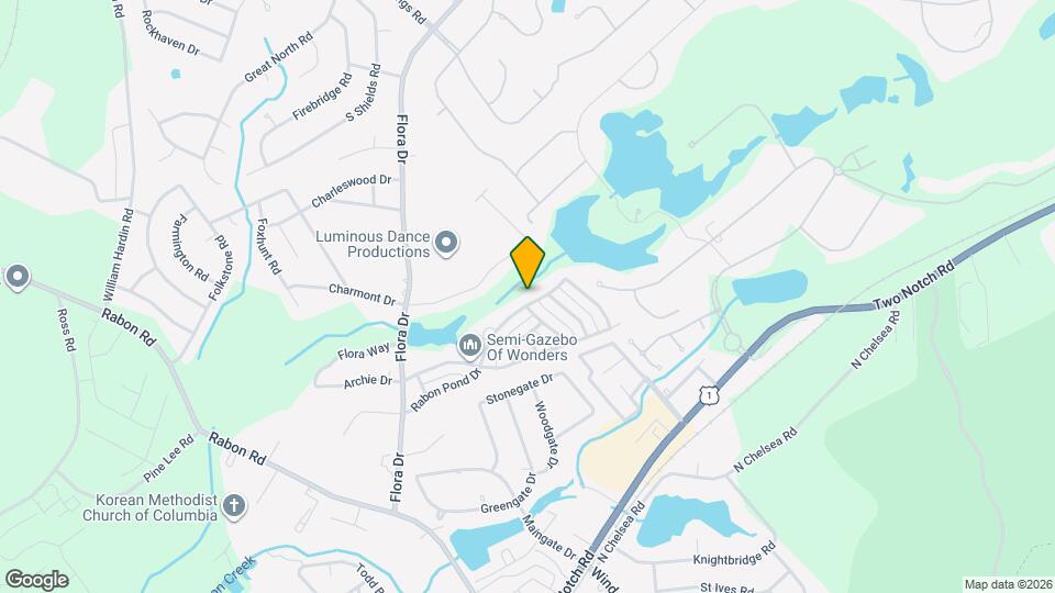 1193 Rabon Pond Dr Map and Location Details
