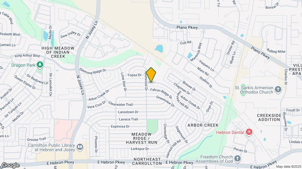 2108 Arbor Creek Dr Map and Location Details