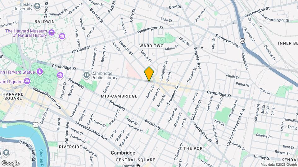 1426 Cambridge St, Unit 3 Map and Location Details