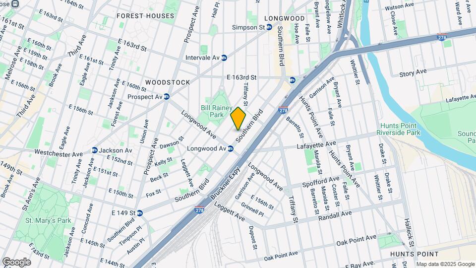 829 Southern Blvd Map and Location Details
