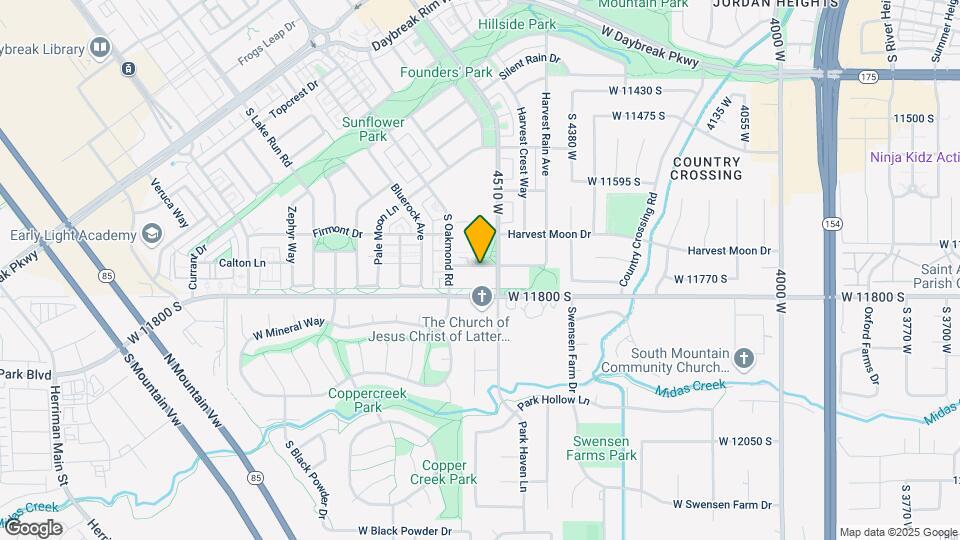 4539 W Harvest Sun Ln Map and Location Details