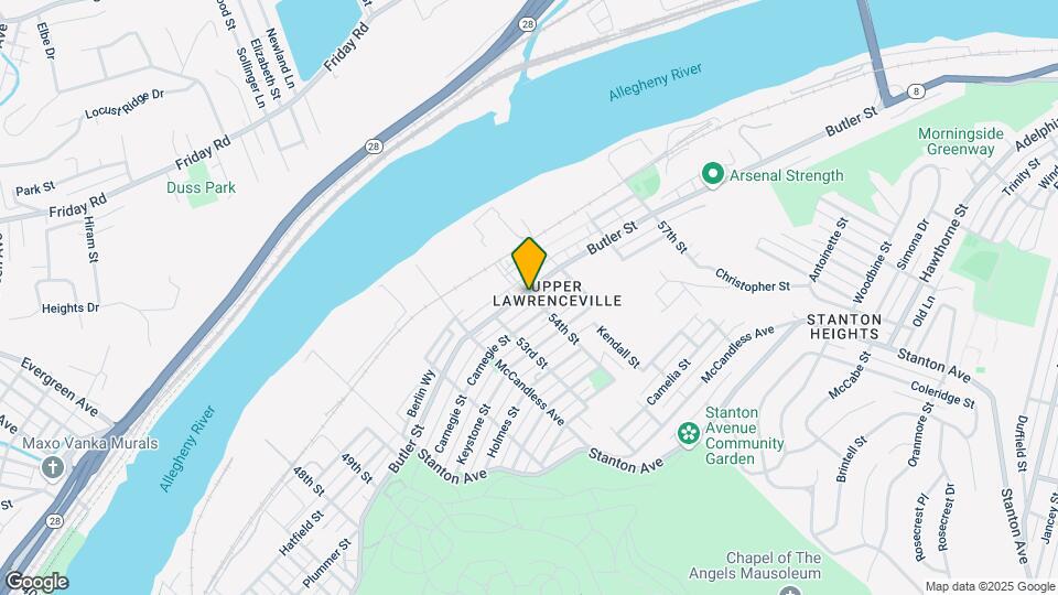5336 Butler St Map and Location Details