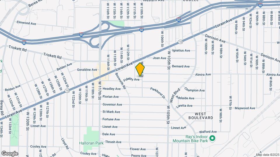 3344 W 110th St Map and Location Details