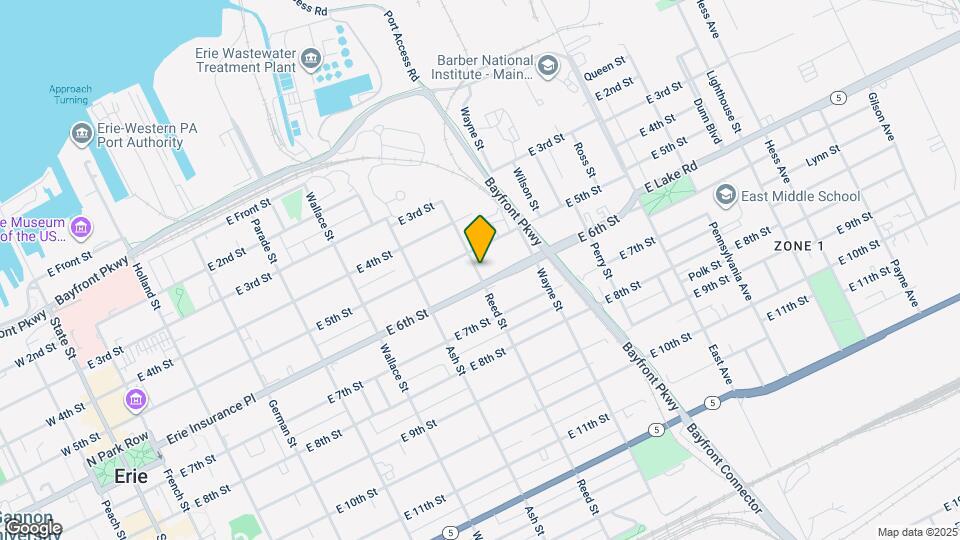 519 Reed St Map and Location Details