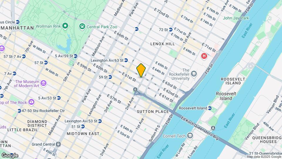 1169 Second Ave Map and Location Details