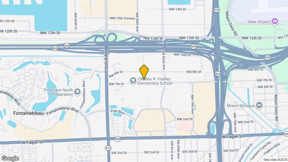 8340 NW 8th St Map and Location Details