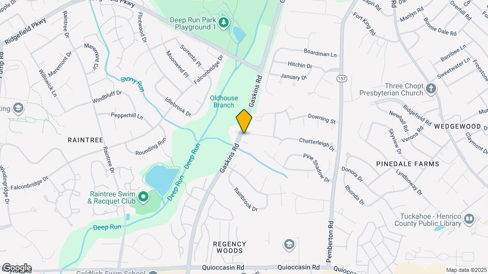 9621 Peppertree Dr Map and Location Details