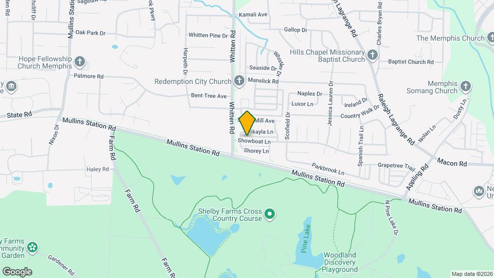 6812 Showboat Ln Map and Location Details