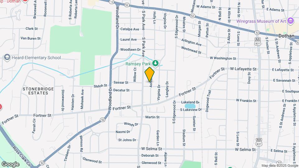 616 Ashland Dr Map and Location Details