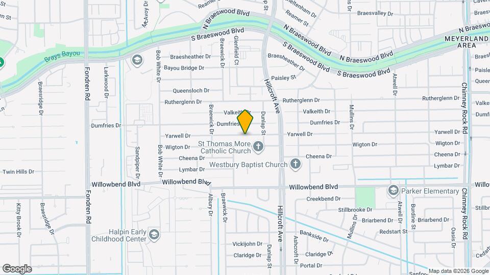 5951 Yarwell Dr Map and Location Details