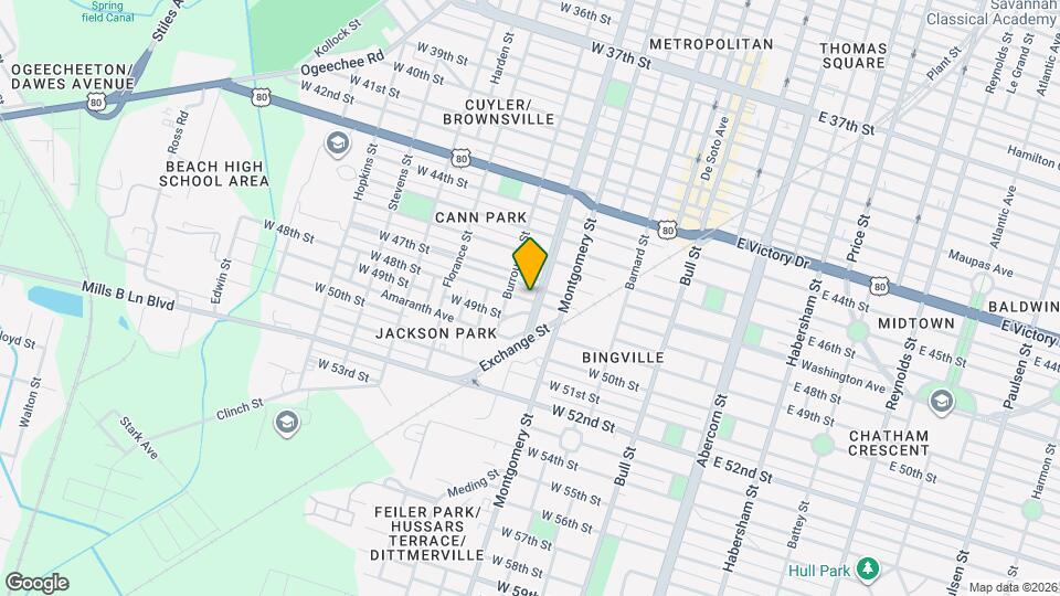 504 W 48th St Map and Location Details