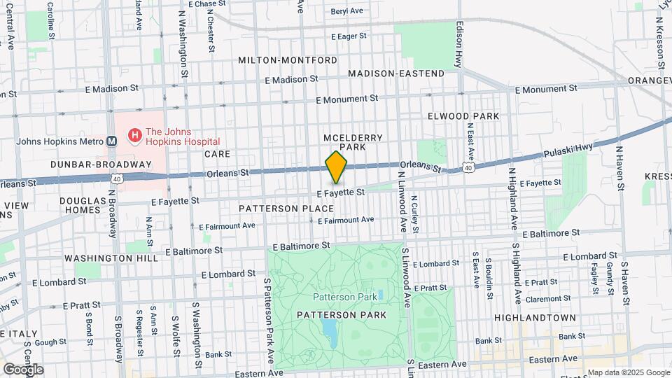 205 N Luzerne Ave Map and Location Details