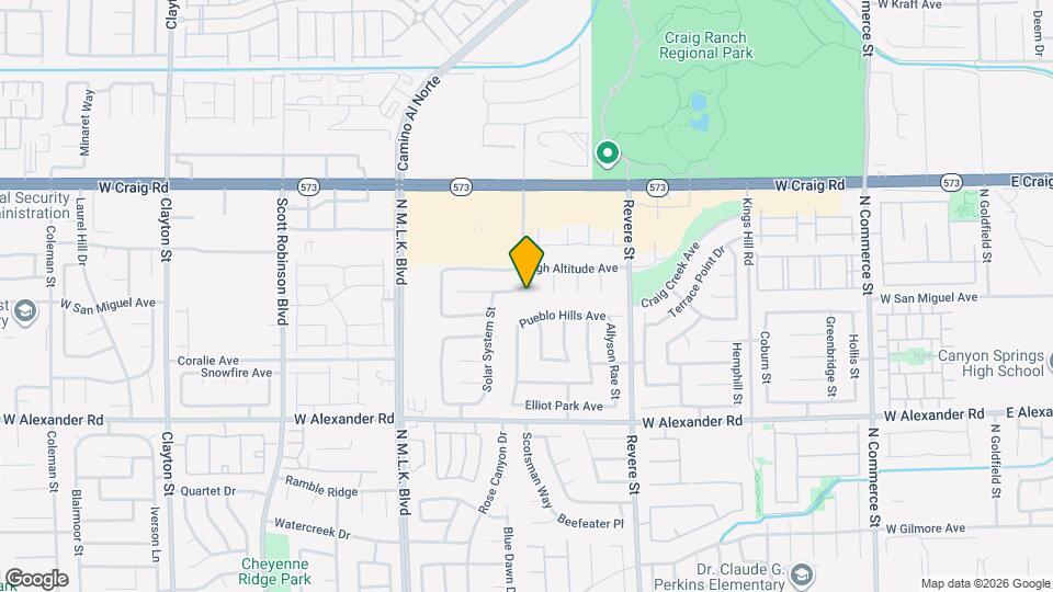 1021 Equator Ave Map and Location Details